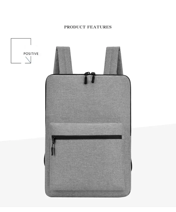 Minimalist Ultra Slim Laptop Backpack 15.6 Inch Waterproof Business Work Bags Thin Computer Back Pack Bag for Men Work Sac Homme