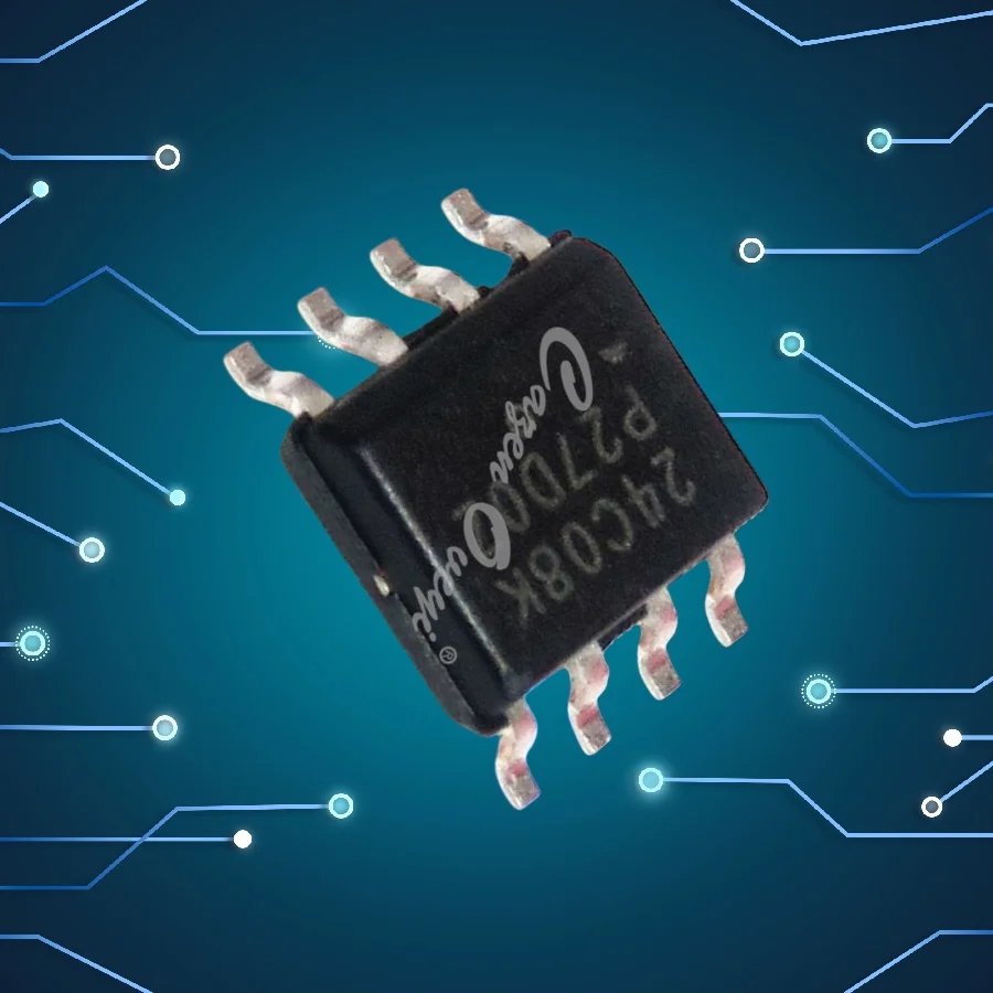 IC Chip AT24C02 24C02 memory/serial port AT24C04 24C04 Memory/Serial AT24C08 24C08 memory/serial port SOP-8