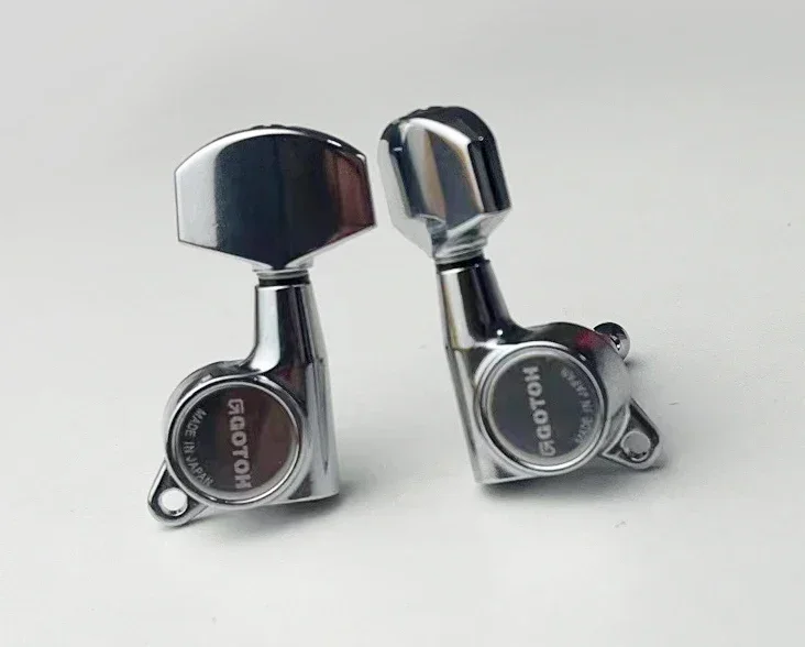 Original GOTOH SG381-01 Electric Guitar Machine Heads Tuners ( Chrome ) Tuning Peg MADE IN JAPAN {Without box}