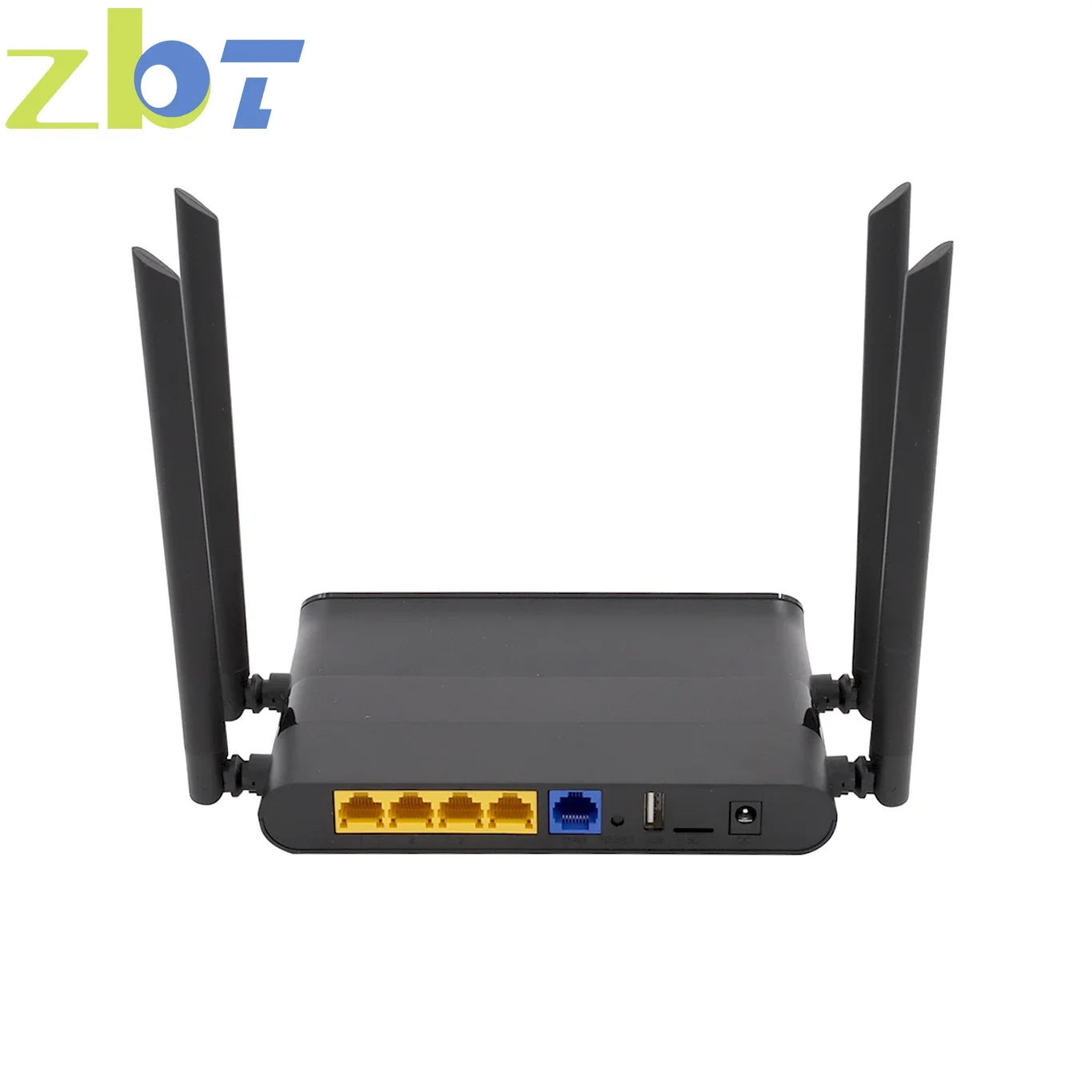 Enrutador Wifi de doble banda ZBT 100Mbps Openwrt Firewall 580MHz 4 100M LAN punto de acceso inalámbrico antena de alta ganancia 4*5dbi para el