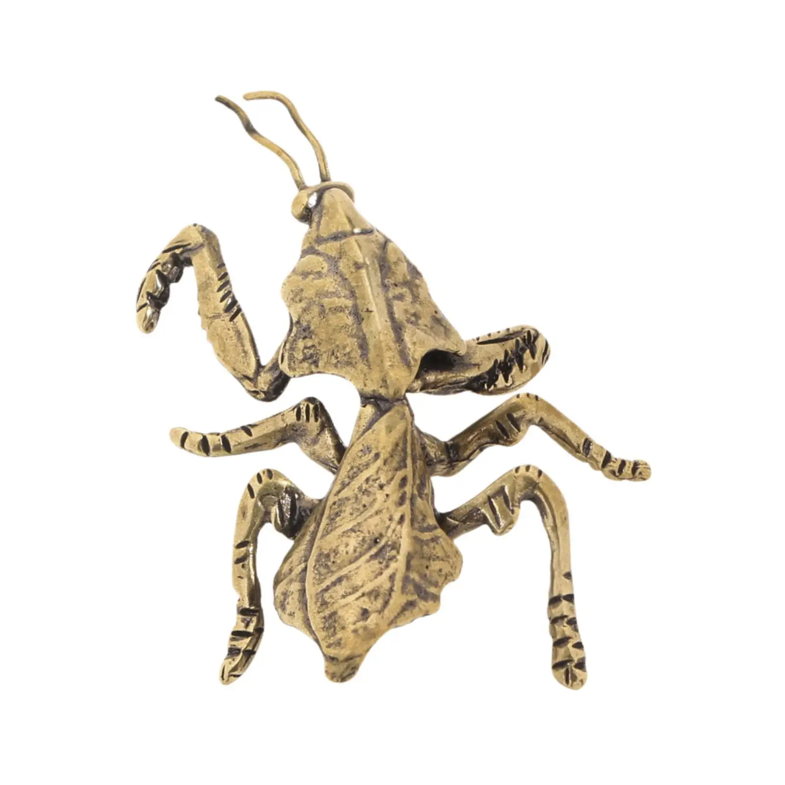 Praying Mantis Figurine Home Decor Souvenir Accessory Tabletop Sculpture Figurine Kung Fu Tea Pet Model Cute Animal Ornament