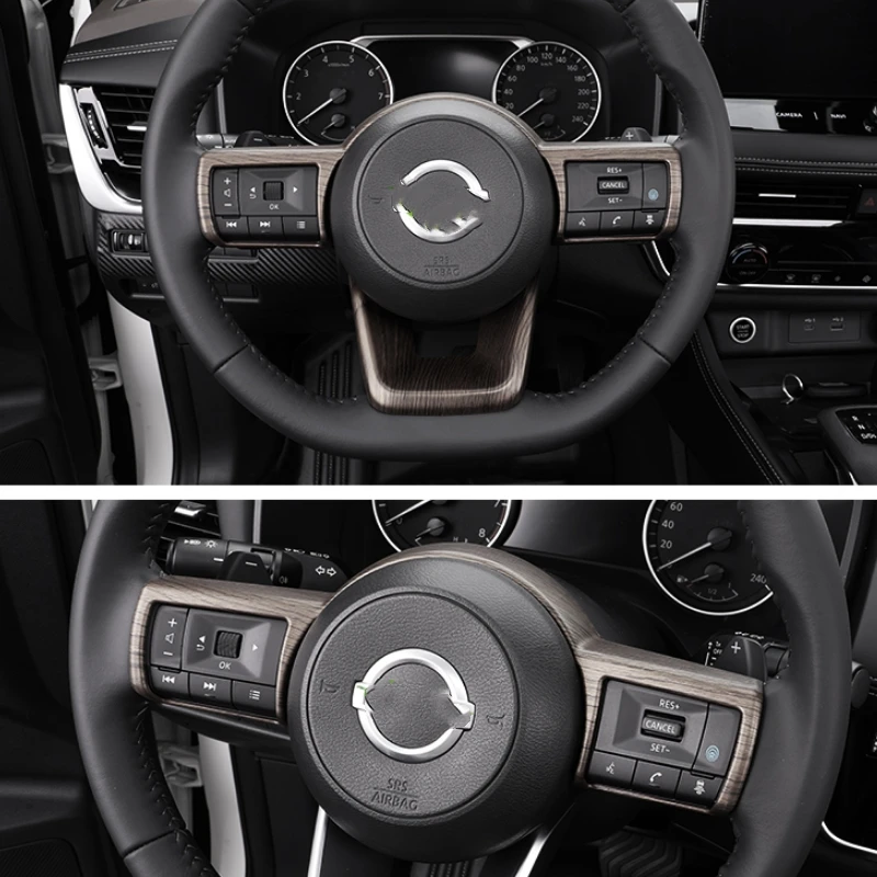 

Accessories LHD Gear Box Center Air Conditioning Steering Wheel Frame For Nissan Qashqai J12 X Trail Rogue T33 2021 2022 2023