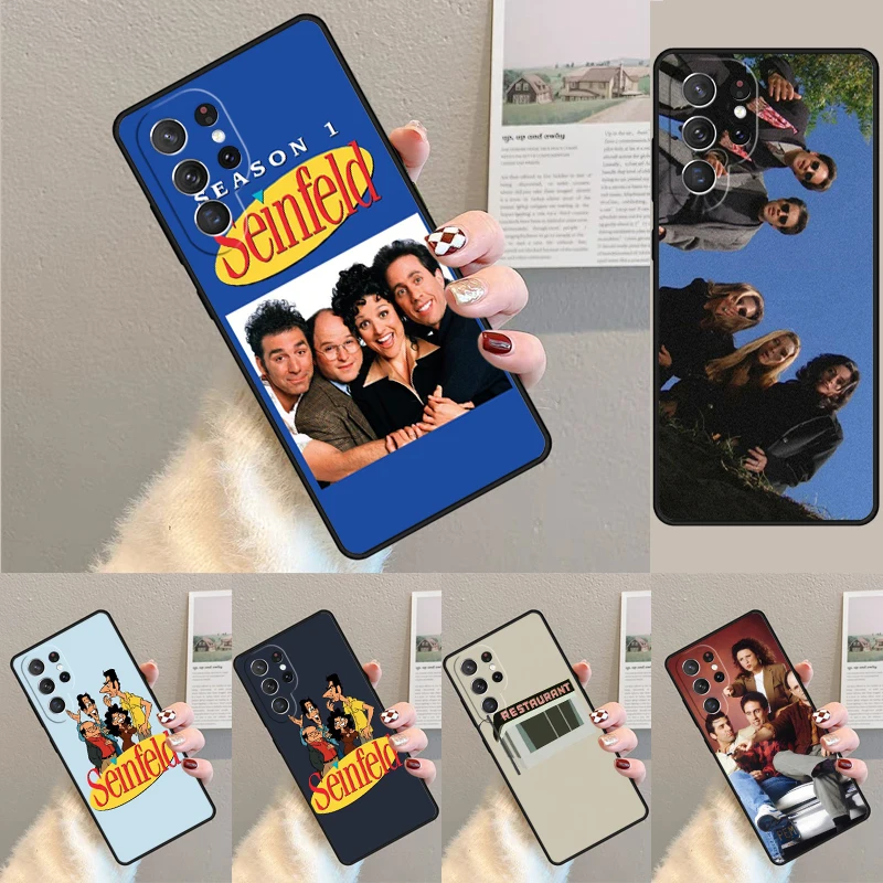 TV Show Seinfeld comedy phone case Cover For Samsung Galaxy S24 Ultra S21 S22 Ultra S8 S9 S10E Note 10 Plus Note 20 FE S23