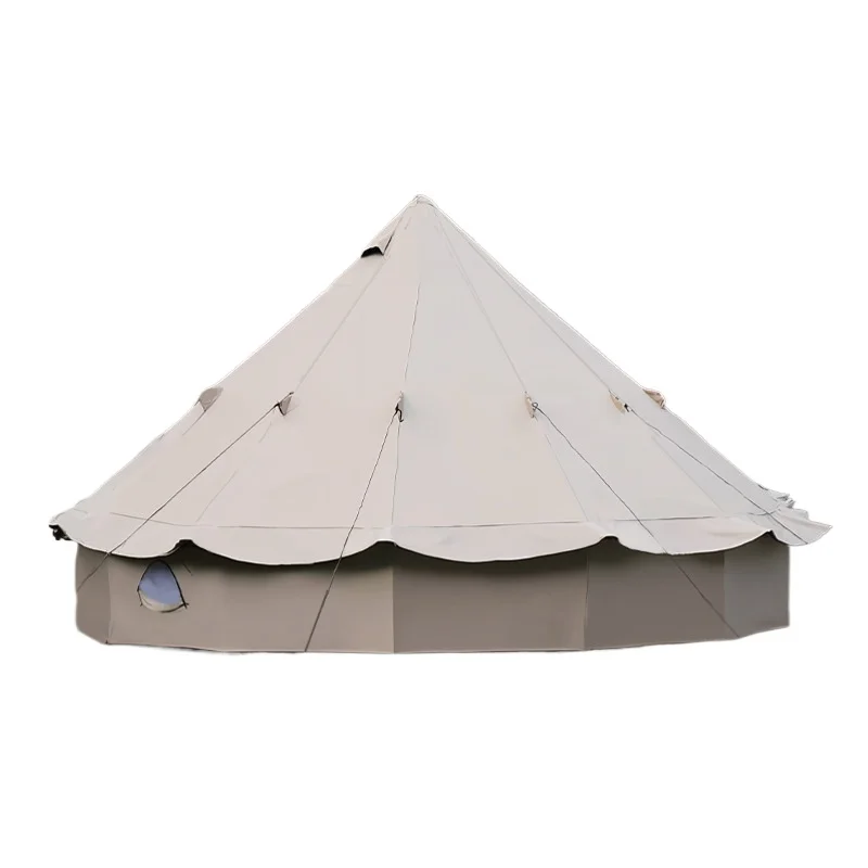Outdoor camping Indian vinyl tent, pyramid Indian picnic c