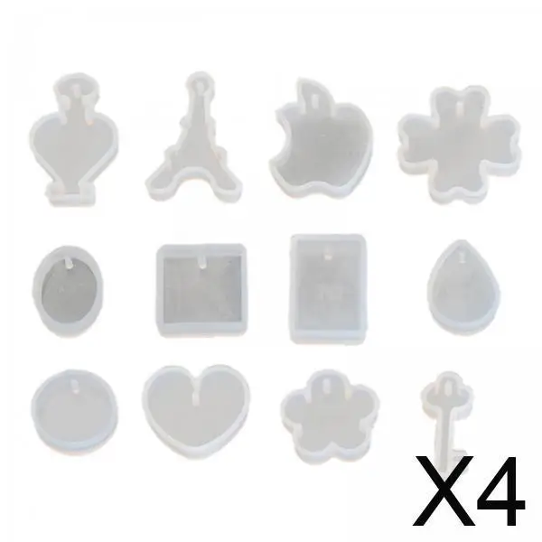 

Resin Pendant Mold Silicone Jewelry Making Tool Flexible Pendant Model for DIY Necklace Earring Craft Creation