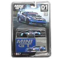 MINIGT 857 1:64 S15 D MAX Racing 2023 D1 Nissan Silvia Diecast Car Model Collection Toys