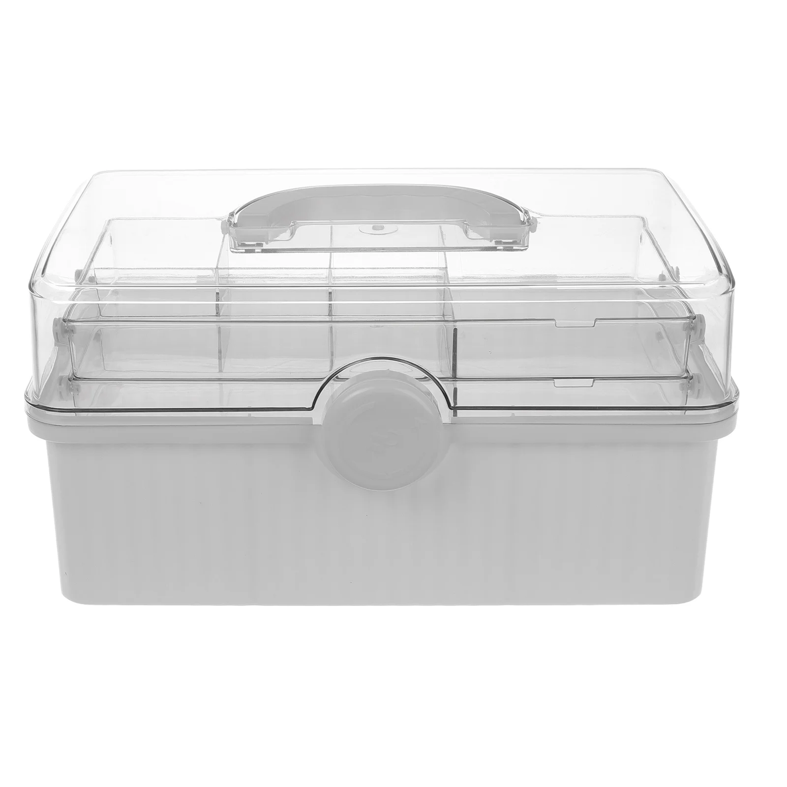 سعة كبيرة صندوق تخزين طبي مقبض محمول صندوق منظم الأدوية المنزل السفر سطح المكتب حقيبة للتخزين منظم الخياطة