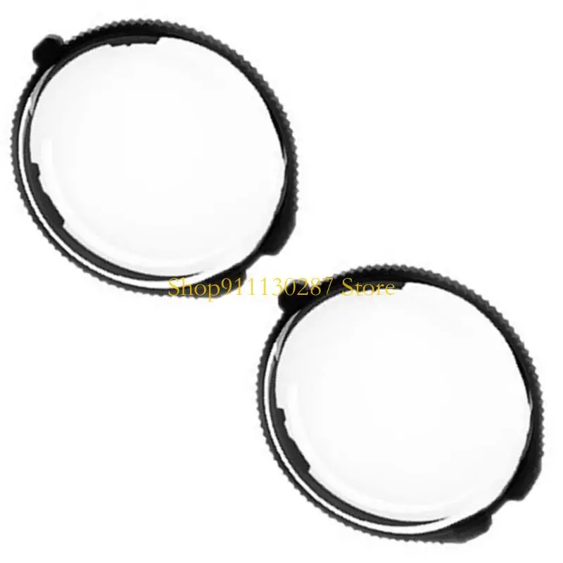 J1HC 2Pcs Scratchproof Removable Protective Cover Transparent Lens Guard Protective