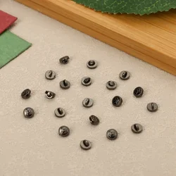 20Pcs Mini Button Buckle DIY Doll Coats Clothes 5mm Metal Butterfly Decoration Buckles 1/6 Doll Clothing Sewing Accessories