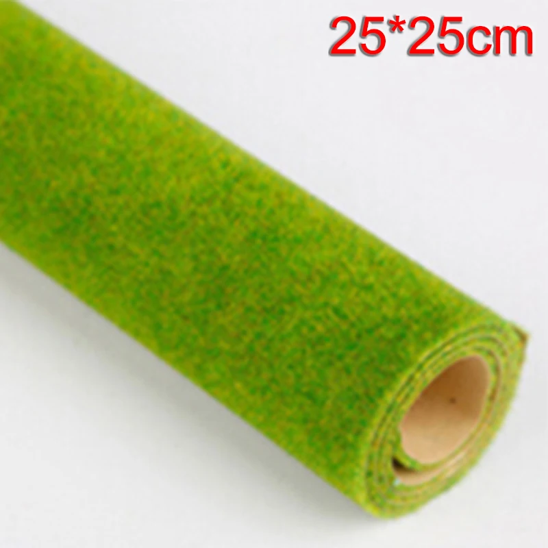 1pc Grass Landscape Mat Rolls Wargame Scenery Sand Table Railway Model Accessories Garden Supplies Artificial Lawn