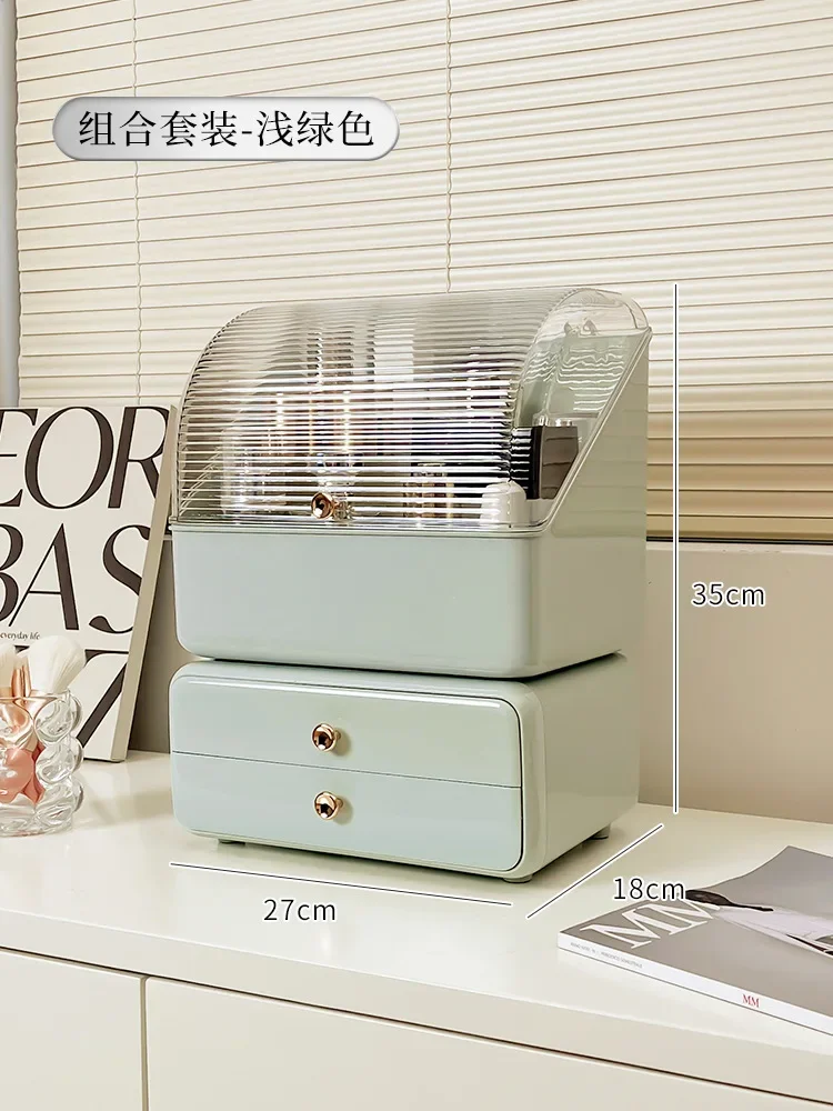 

Desktop Box Holder Makeup Up Brush Tables Drawer Skincare Make Case Cosmetic Lipstick Type Storage Organizer