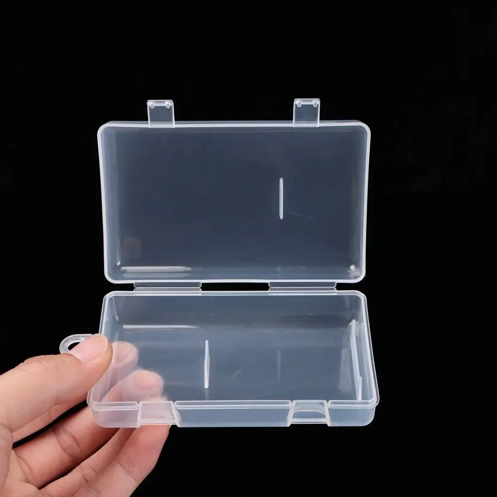 Plastic Square Fishing Tools Accessories Packing Boxes Small Items Case Transparent Storage Box Jewelry Beads Container