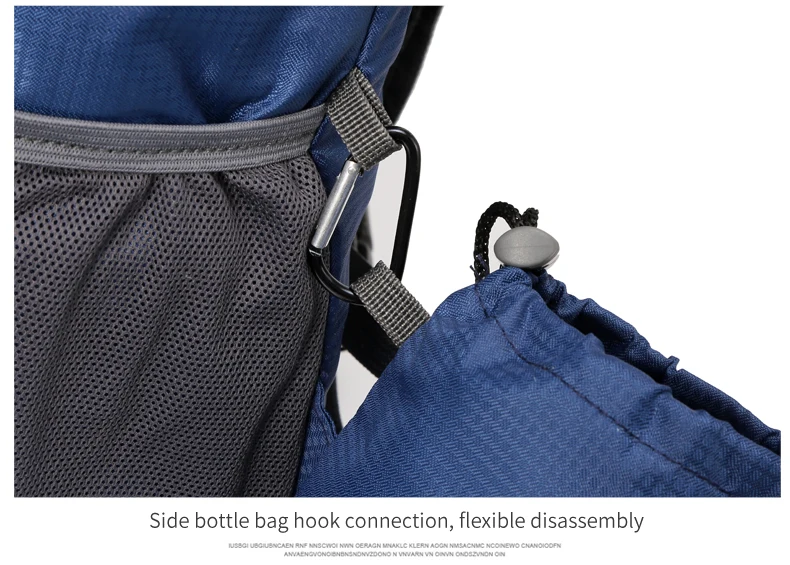23L Tragbare Tag Pack Faltbare Rucksack Klapp Bergsteigen Tasche Ultraleicht Outdoor Radfahren Rucksack Reise Knapsack Wandern Handgepäck Tragbar Sport Laptop speicher Hautbeutel Wasserabweisend – Detail 35