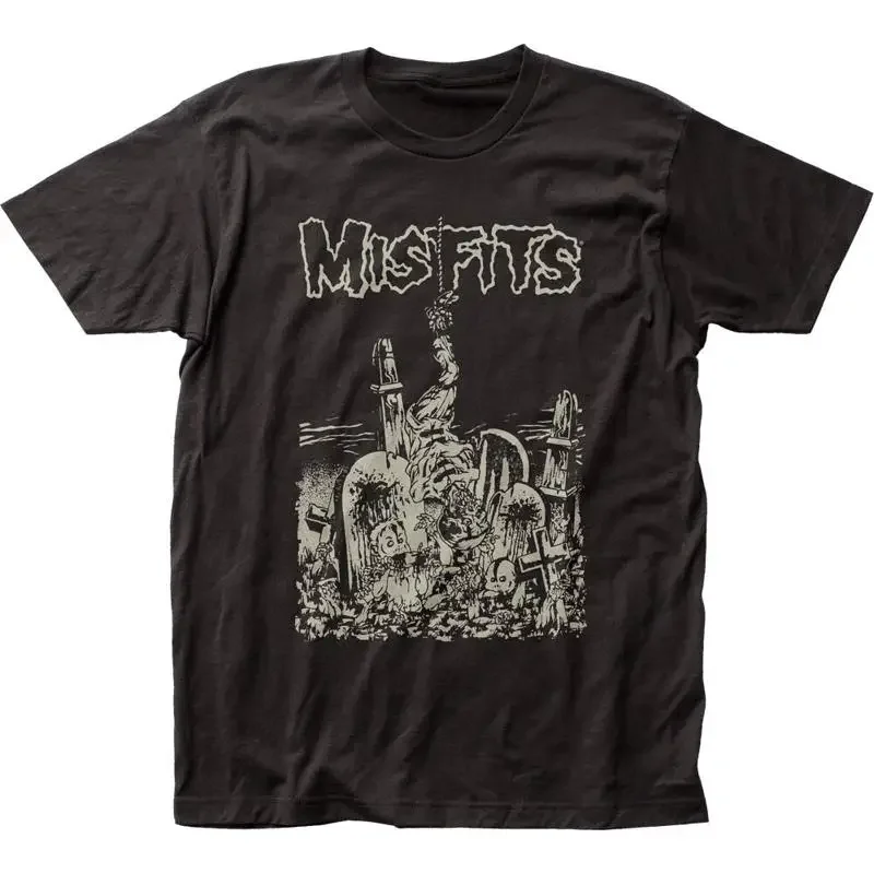 Camiseta para hombre The Misfits Hate Breeders B W, música Rock N Roll, Punk, clásica, negra