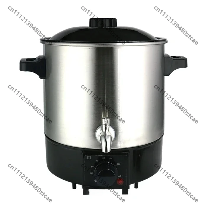 Large Capacity 9L Double Boiler Melter Pot, Wax Heating Container for Candle Making, Handmade Soap & Cosmetic Melting Equipment
