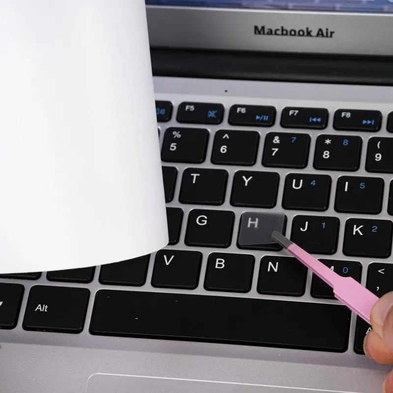 (Iso EU ) White Transparent Frosted Mbp Suitable for Apple Mac Book Pro 14-Inch 16 Model Laptop  Keyboard