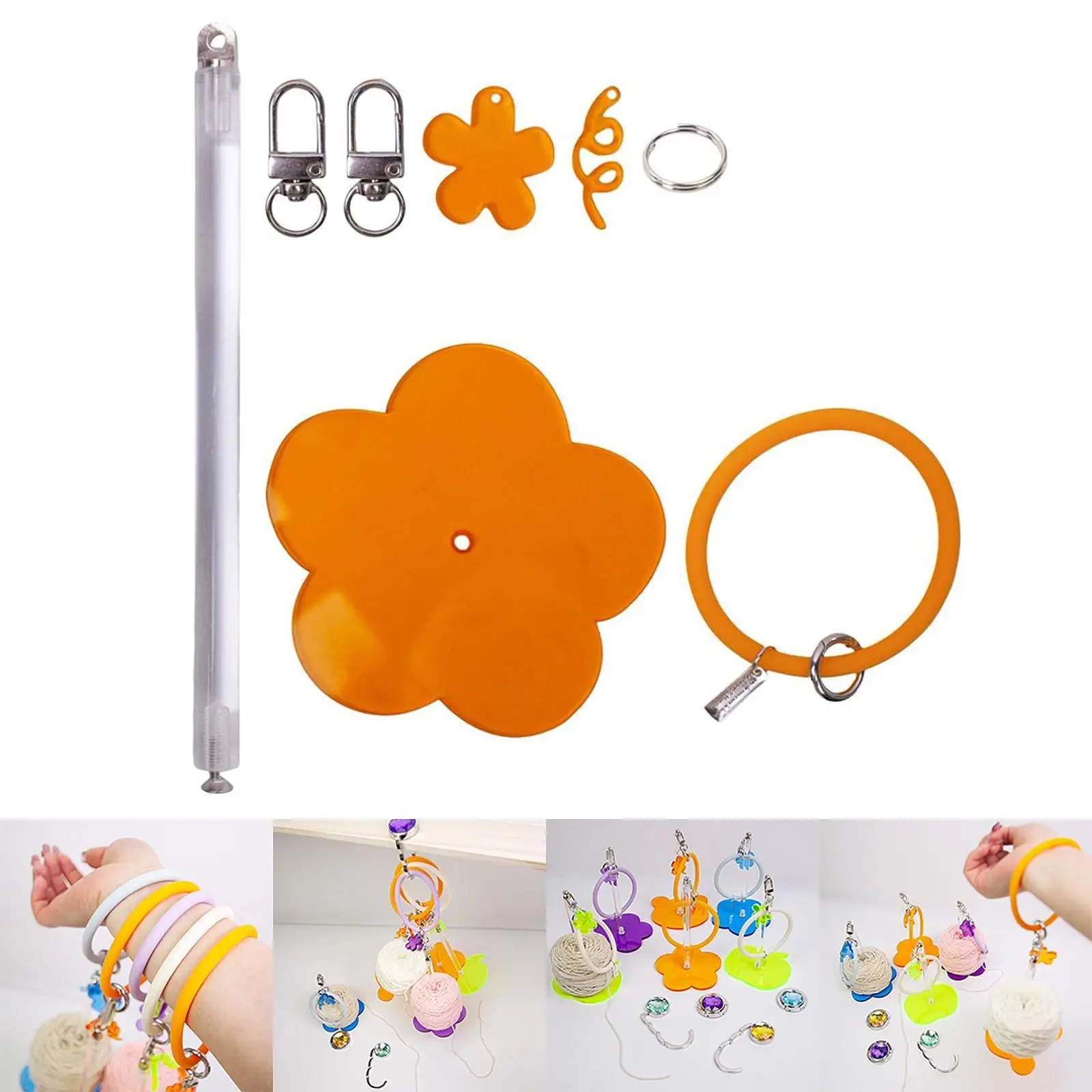 

Hanging Yarn Dispenser Yarn Storage Stand for Knitting Craft Enthusiasts