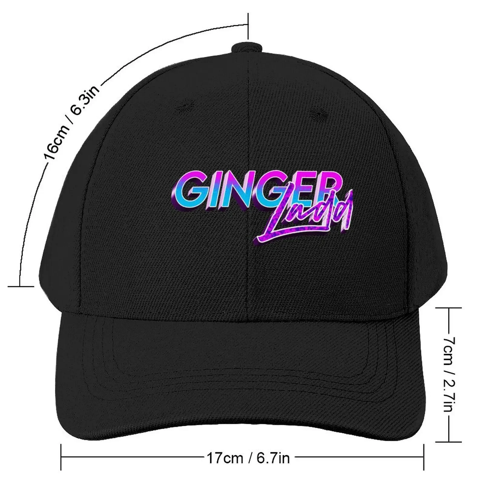 Like Totally, Ginger Ladd 2021 Baseball Cap Dropshipping Big Size Hat western Hat Men's Baseball Women's