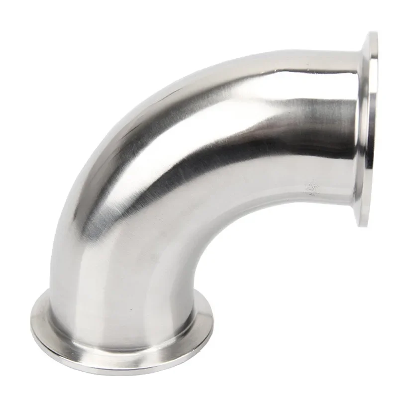 

19mm-102mm Quick fitting elbow Pipe OD Sanitary Tri Clamp Ferrule OD 90 Degree Elbow Pipe Fitting Stainless Steel 304 Homebrew
