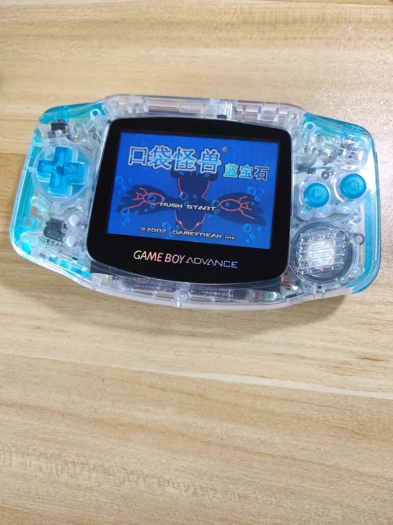 

GBA gbasp highlight, non-gbasp.switch.3ds.nslGameboy handheld machine, white and transparent blue buttons