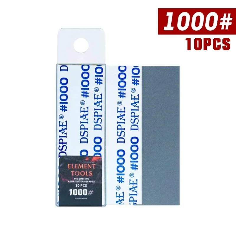Dspiae Msp Element Tools Die-Cutting Adhesive Sandpaper 10Pcs Home Improvement Sealers Crafting Supplies High Quality Durable