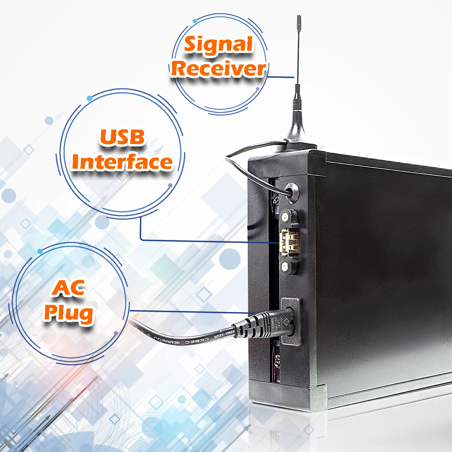 1.25m Wireless Control Led Display Indoor RGB Programmable Scrolling Message Sign Board for for Restaurant, Bar, Bistro, Cafe