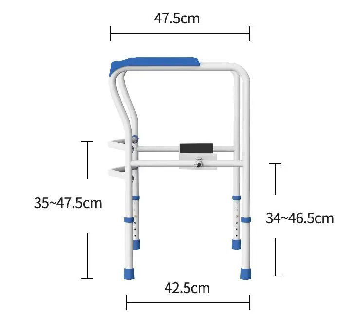 Health support semi-paralyzed elderly toilet toilet handrail elderly safety handrail toilet seat non-slip pregnant woman disable