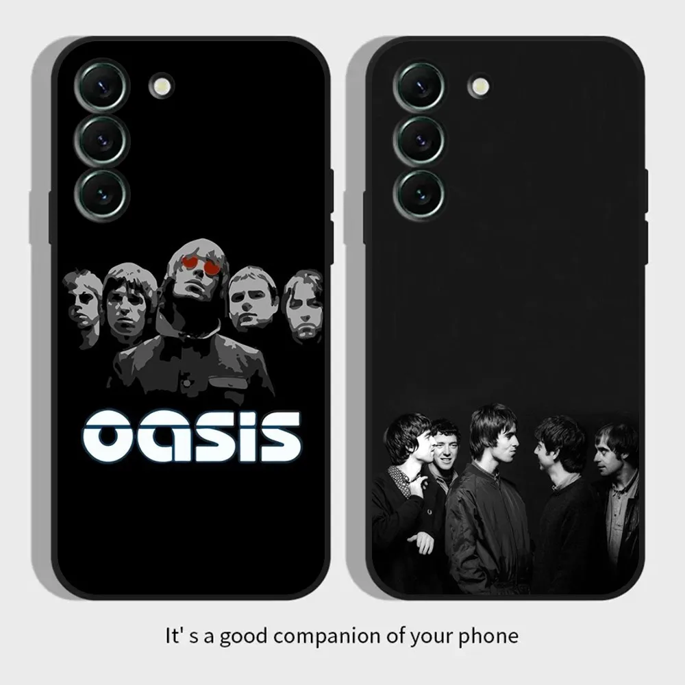 Band O-Oasis Phone Case for SamsungS24,S23,S22,S21,S20 Ultra Pro S10,S30Plus,20 Ultra Black Cover