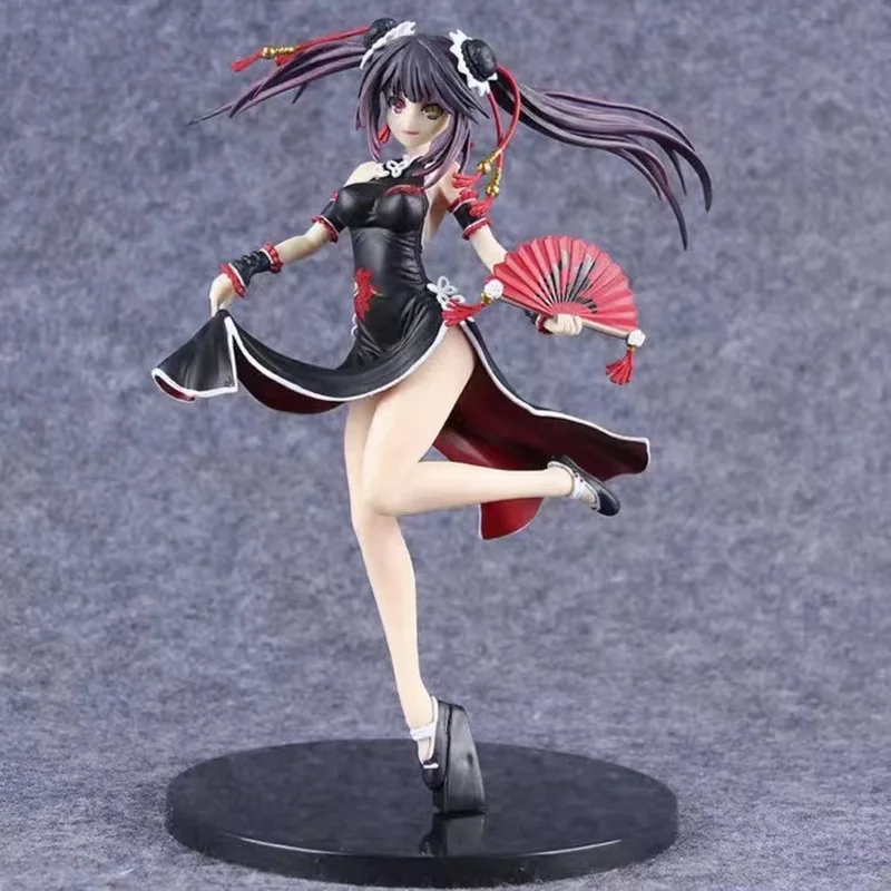 

Date a Live Anime Tokisaki Kurumi Cheongsam Figure Cute Girl Collectible Toy Decoration Ideal Birthday Gift for Fans