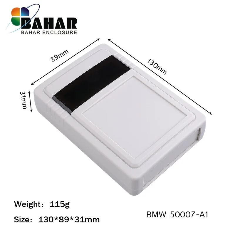 Bahar Wall-Mounting Enclosure ABS Plastic Housing Wire Junction  Instrument Case Model BMW 50007 Project Electronics Outlet box