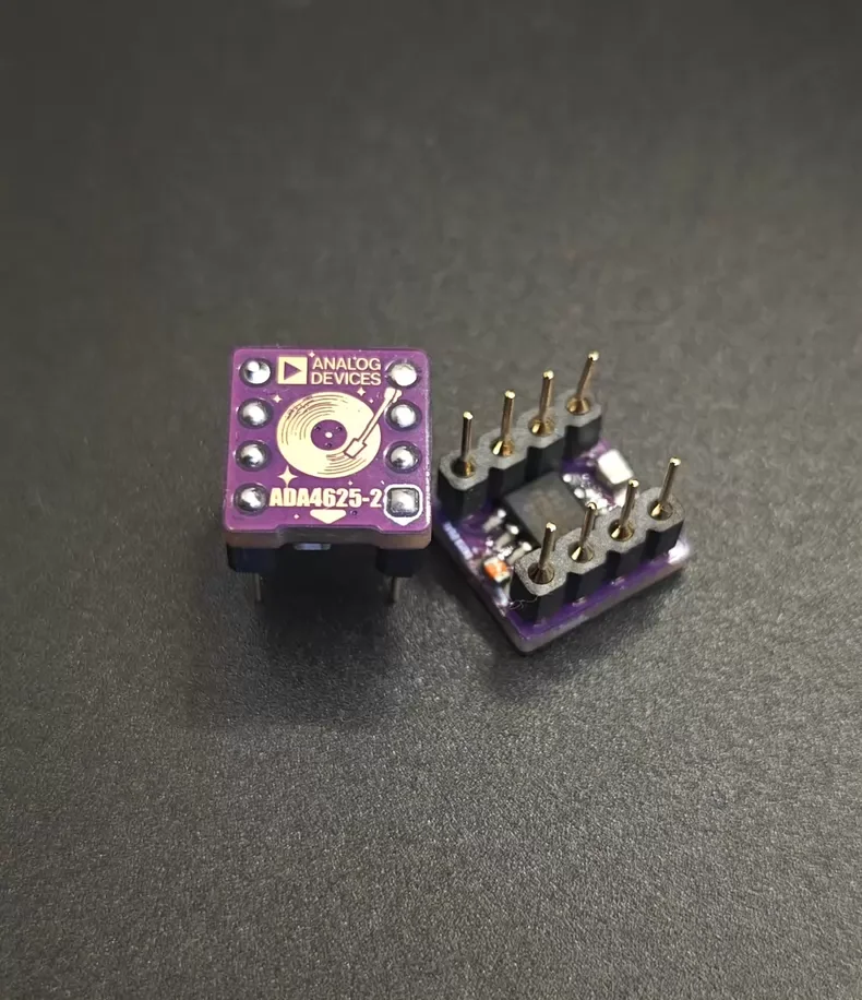 

1PCS ADA4625-2 spot link, link pad heat dissipation, more stable operation, top-level shielding