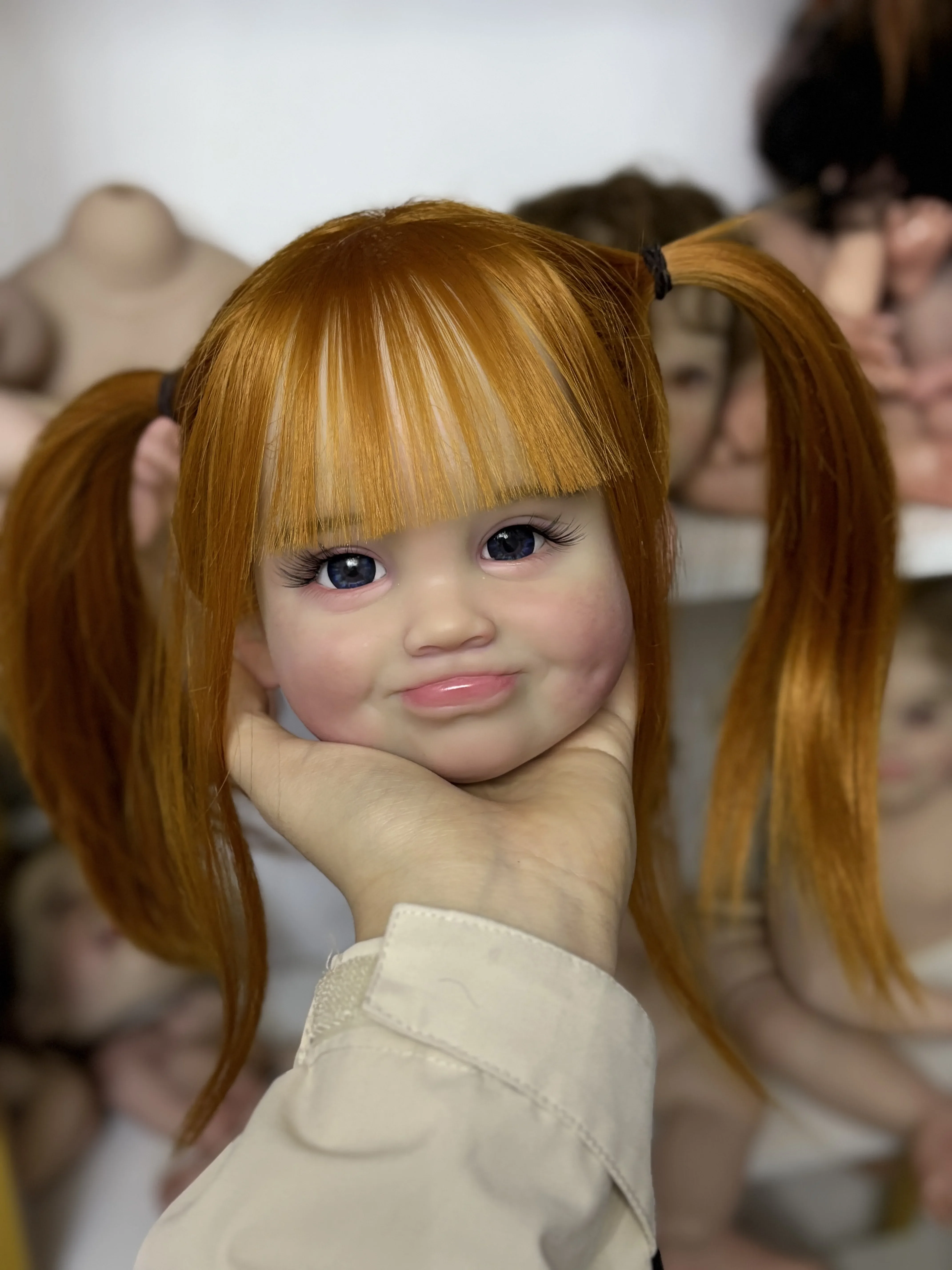 DLS カスタマイズされた限定供給 28 インチリボーンベビーミリセント手根毛塗装キット DIY パーツ布ボディコネクタ付き