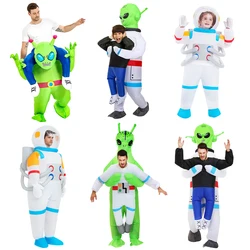 Disfraz inflable de Alien ET para niños y adultos, traje divertido de Anime, Purim, Halloween, fiesta