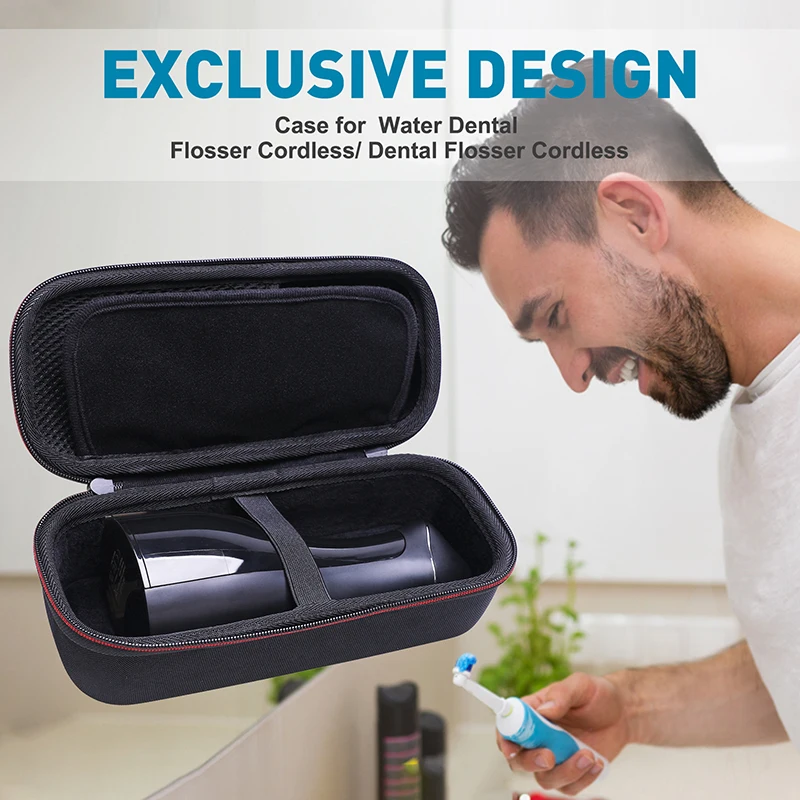 LTGEM EVA Hard Case for Nicwell Dental Teeth Oral Irrigator Water Dental FlosserTravel Carrying Storage Bag