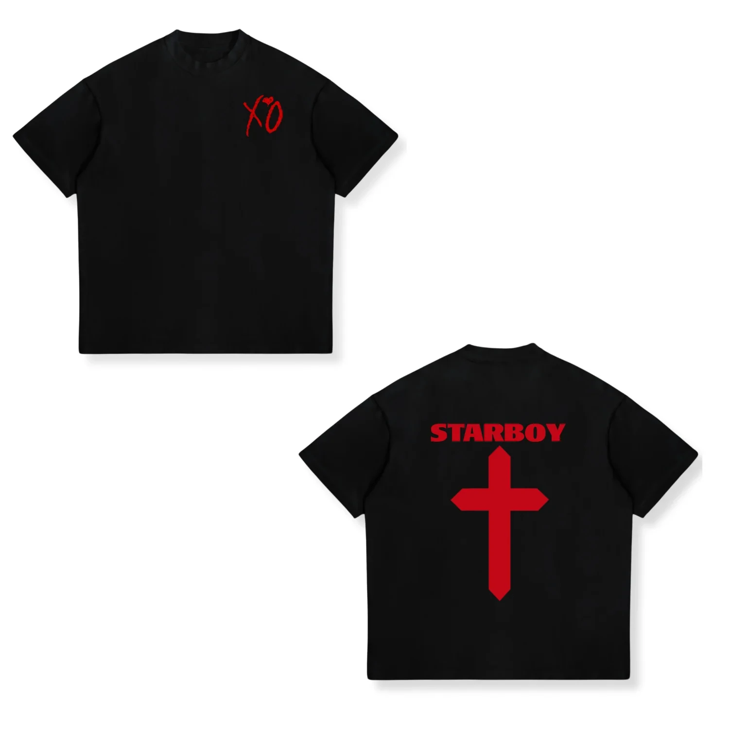 Retro The Weeknd After Hours Album Grafik-T-Shirts für Herren Vintage 90er Hip-Hop Gothic T-Shirt Lässiges Oversize Unisex T-Shirt