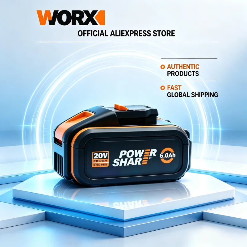 Аккумуляторная батарея Really WORX 4Ah 6Ah 8Ah 20V, WA3014 WA3551 WG630 WG629 WX372 WX390 WX394 WX550 WX523, аккумулятор для электроинструментов