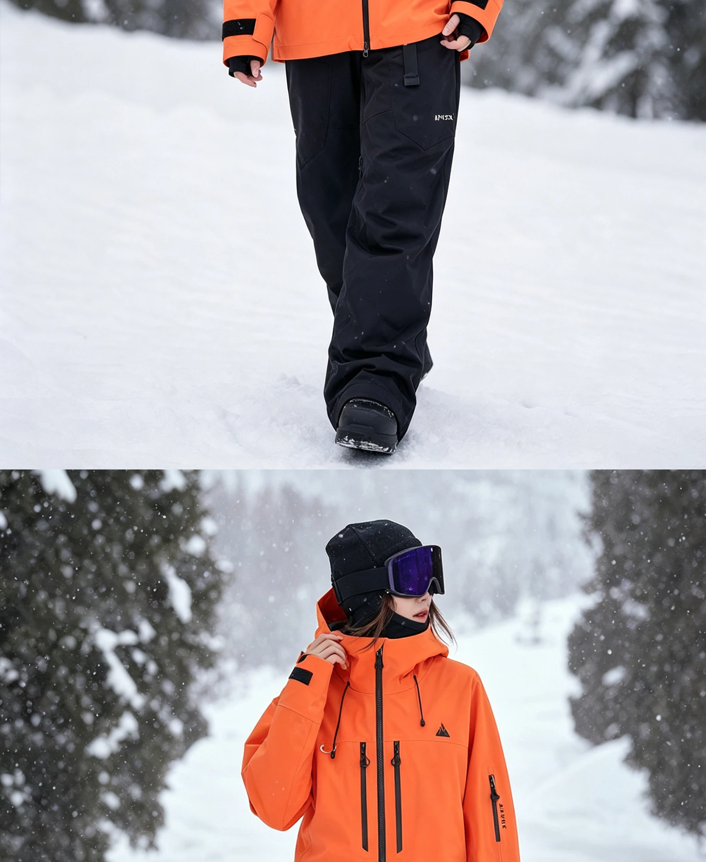 2026 APVCX Neuer Vollständig Verschweißter Unisex Oversized Ski- und Snowboardanzug Verschleißfest Warm Winddicht Wasserdicht Outdoor-Schneeausrüstung – Detail 15