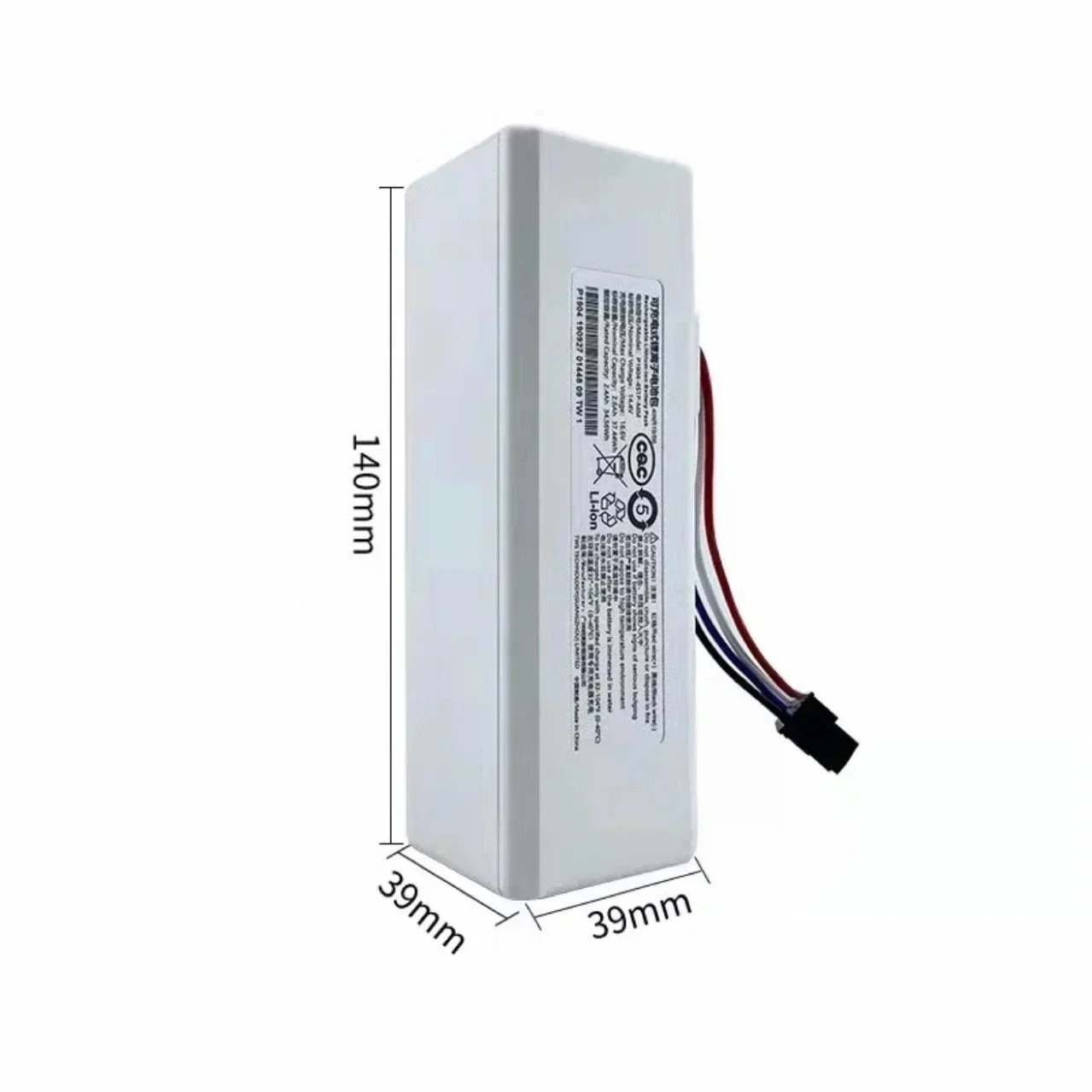 Batería de 14,4 V, 9800mAh, Robot aspirador, batería 1C para Xiaomi Mijia 1C STYTJ01ZHM, Robot aspirador, fregona