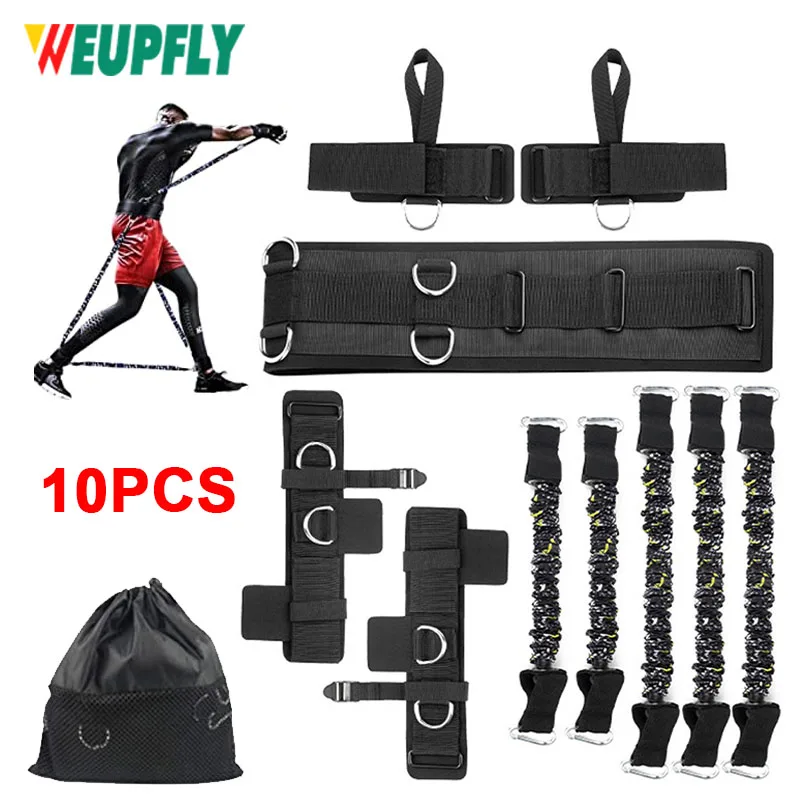 Boxing Training Resistance Band Set Enhance Explosive Power Strength and Agility Training Equipment for Muay Thai,Volleyball