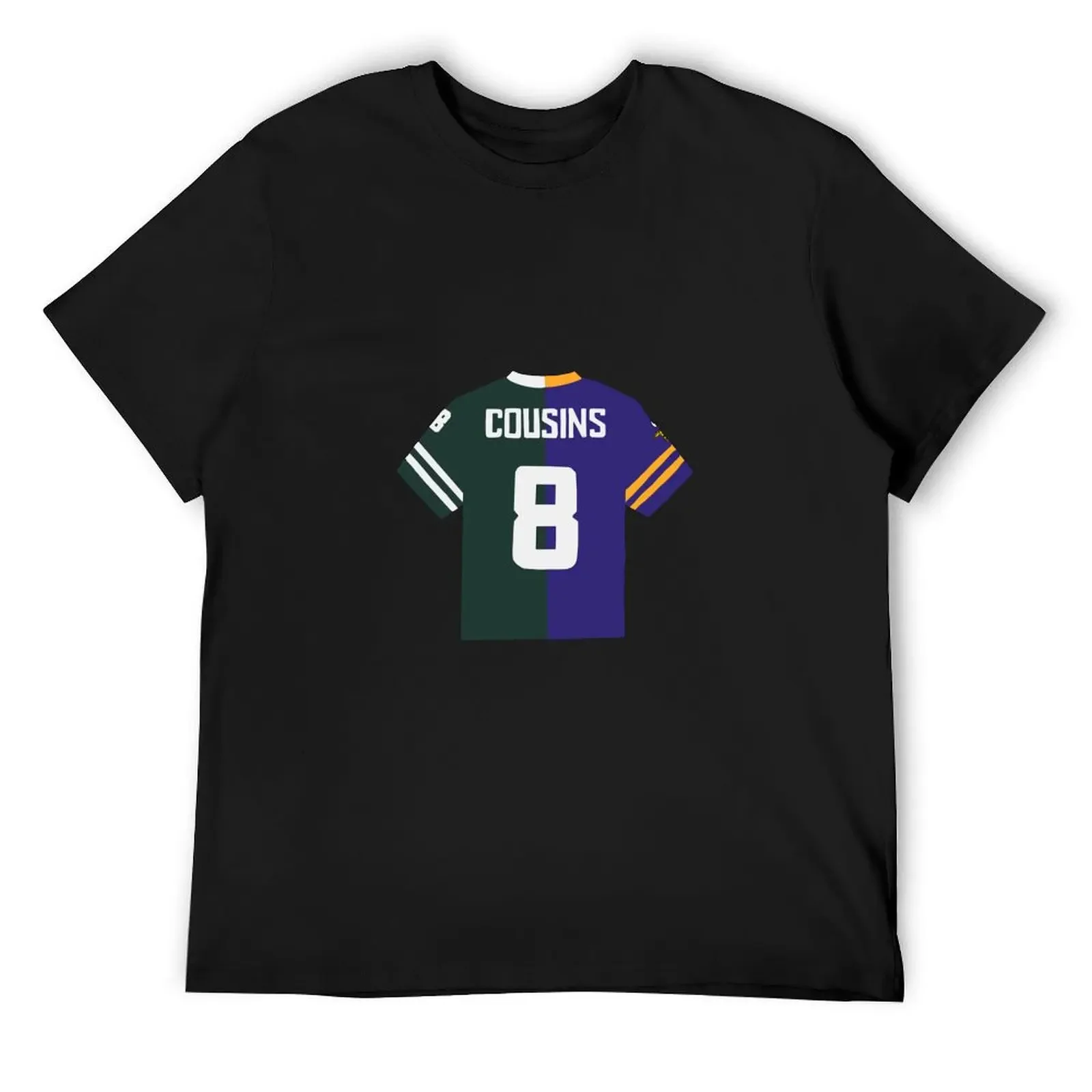 

Kirk cousins MSU Vikings jersey T-Shirt cotton graphic tees man t shirt summer tops Men's t-shirts