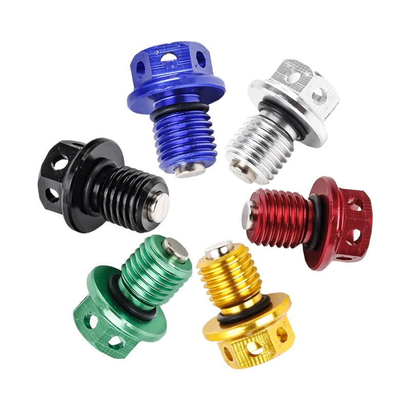 M12xP1.5 Magnetic Oil Drain Plug Bolt Screw For Honda CR125 250 250R CRF250R XR 250 350 600R 650L CBR250R Suzuki Yamaha Kawasaki