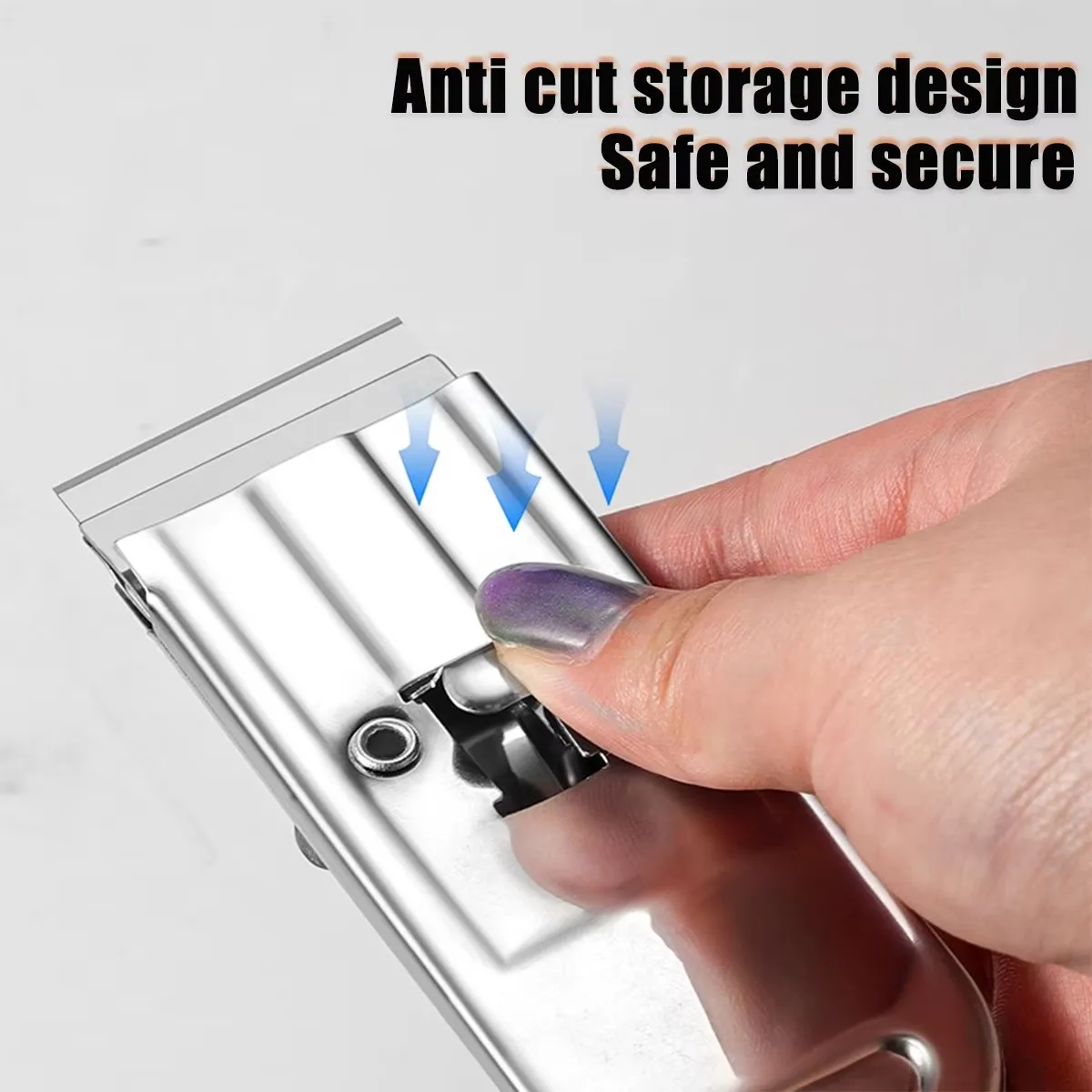 Mini Blade Scraper Razor Scraper Replaceable Blades,Window Glass Cooktop Paint Scraper Decal Glue Remover Razor view 4