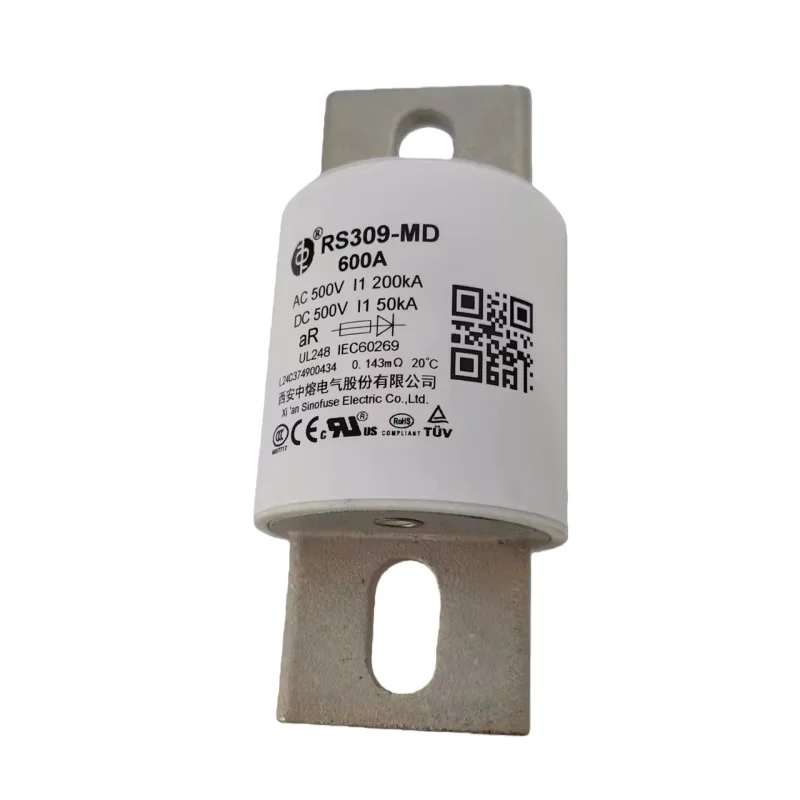 1 stuks RS309-MD zekeringbuis 35A 50A 70A 80A 100A 125A 150A 200A 250A 300A 400A 500A 600A 800A 1200A Nieuwe Energie Elektrische SINO Zekeringen