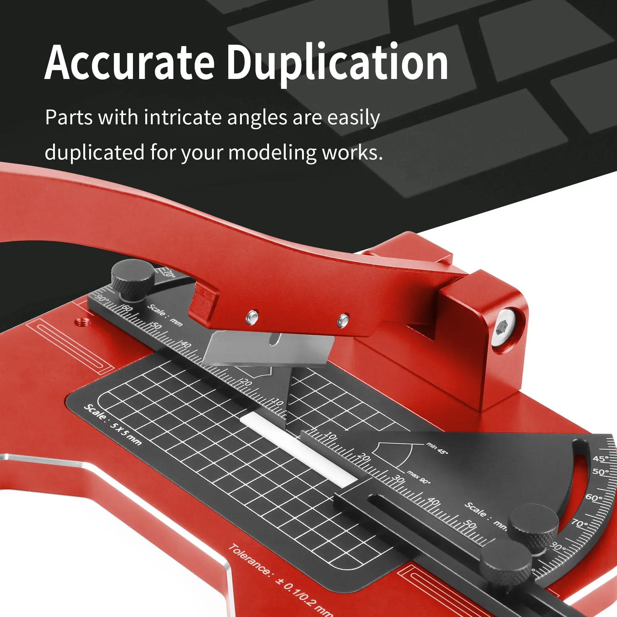 DSPIAE AT-CJ Angle Cutting Station ABS Sticks Plate Cutting Tools for Military Model Building Tools Hobby DIY Accessories image 3