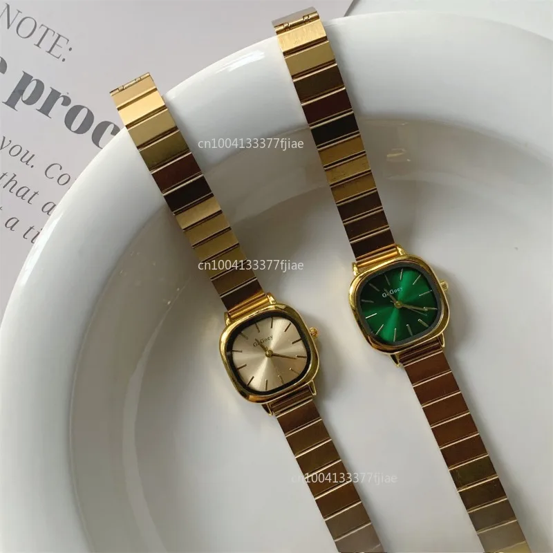 

New Brand Women Stainless Steel Strap Quartz Watch Square Dial Casual Fashion Wristwatch Reloj Mujer Montre Femme Watch Gift