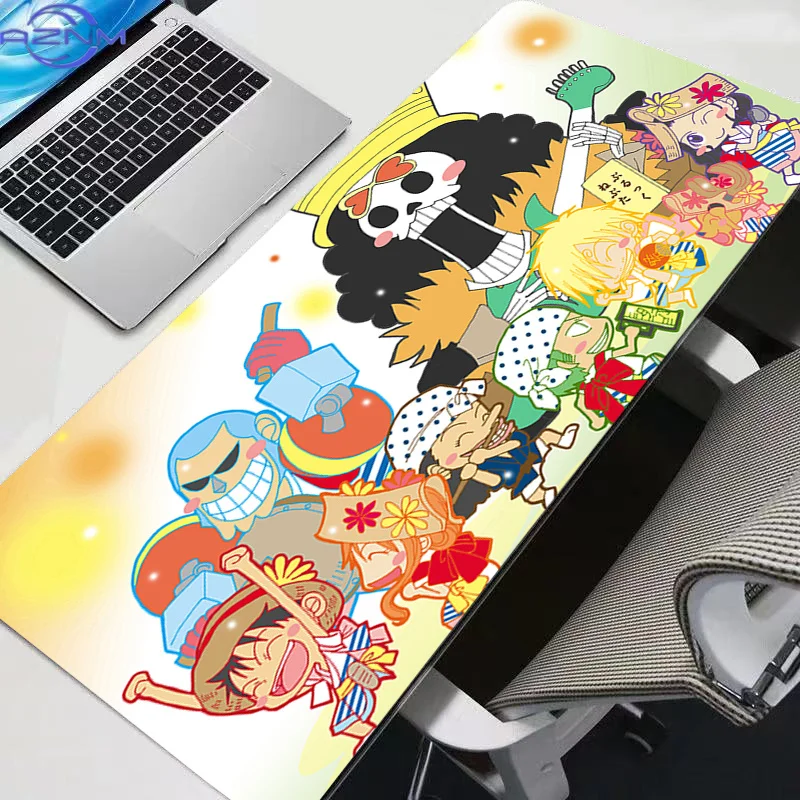 Large Gaming Mouse Pad Anime One Piece Durable New XXL PC Computer Gamer Desk Mat For CS GO LOL XXL Laptop Kawaii Mousepad
