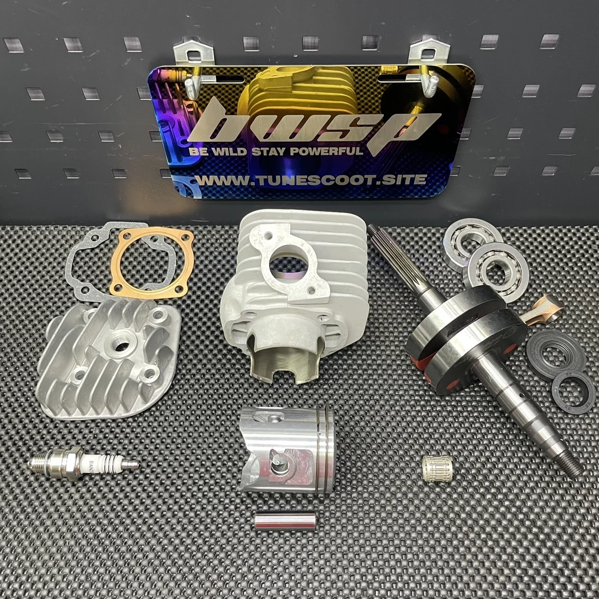 Jog90 Big Bore Kit 110cc With 54mm Ceramic Cylinder And 45mm Crankshaft