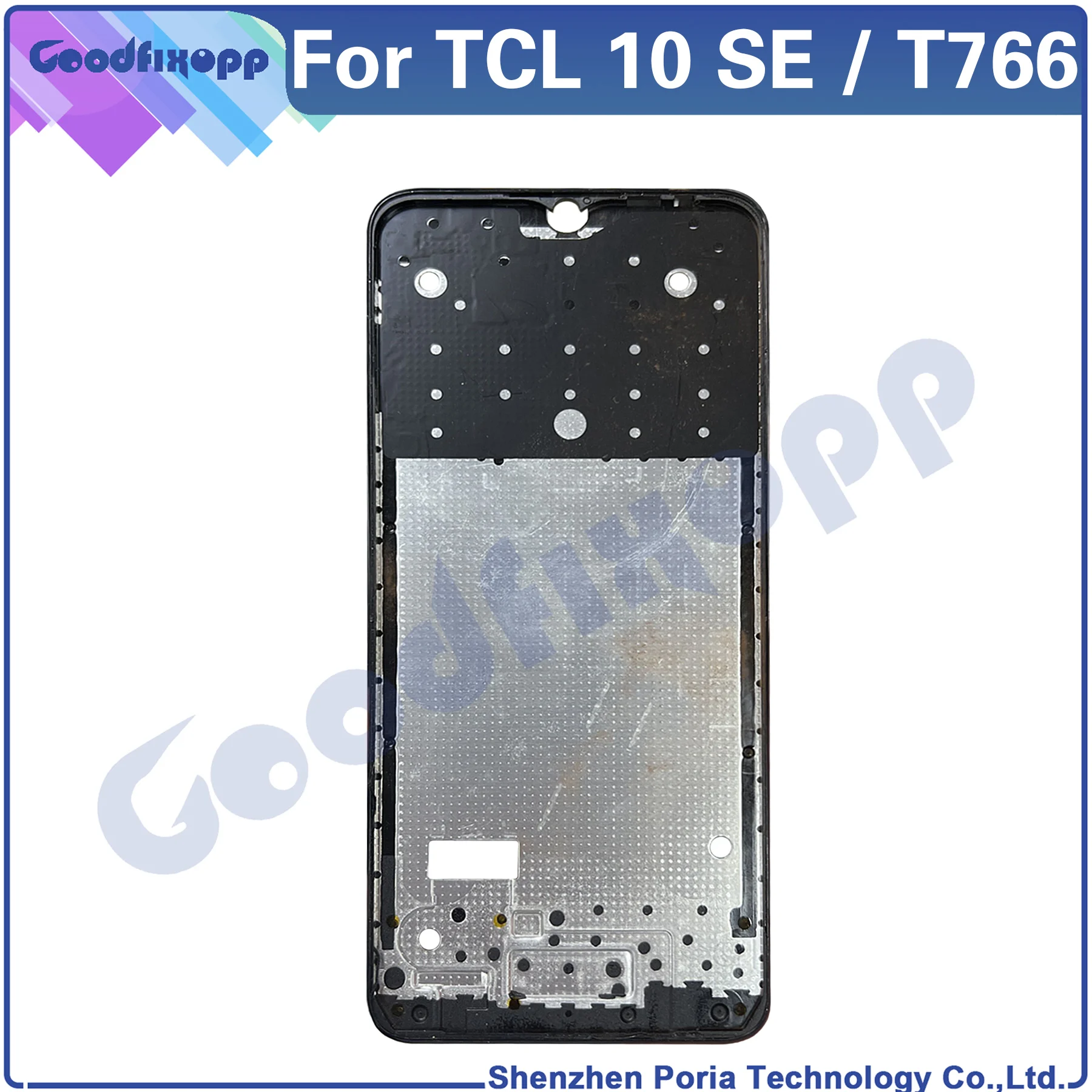 For TCL 10 SE T766 T766U T766H T766A T766J 10SE Middle Frame Plate Housing Board LCD Support Mid Faceplate Bezel Front Frame