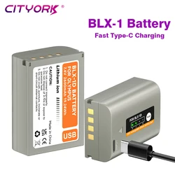 7.4V BLX 1 BLX-1 Battery 2600mAh High Capacity Camera Battery Li-ion Battery With USB-C Charging Port For Olympus OM-1 OM1