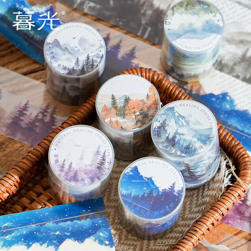 1pcs/1lot Decorative Adhesive tapes natural healing Scrapbooking DIY Paper Scrapbooking Stickers